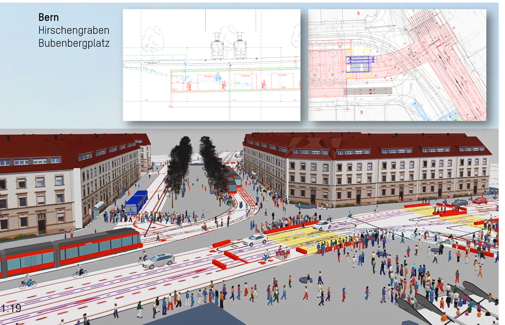 Zukunft Bahnhof Bern Hirschengraben Emch+Berger